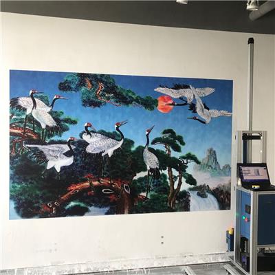 墙体彩绘机智能5D高清广告立体喷绘机室内背景喷绘机打印机