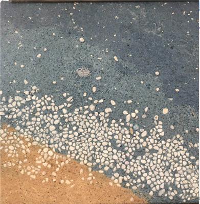 上海艺术洗砂地坪厂家、洗砂彩色混凝土路面铺装