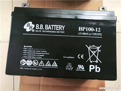 BB美美蓄电池BP12100 12V100AH铅酸免维护蓄电池