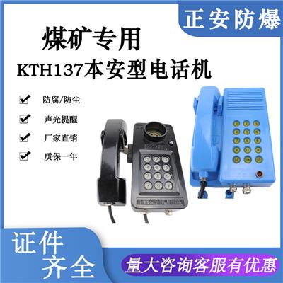 正安防爆煤矿用数字本安型挂式电话机 KTH137