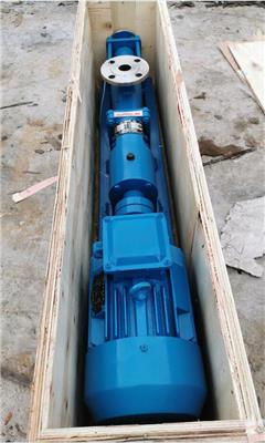 出售浮渣单螺杆泵含齿轮箱HDN040S2