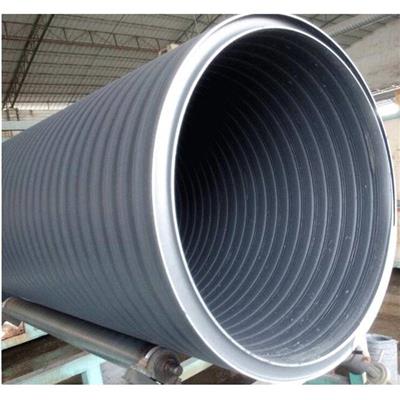 上海中空缠绕管厂家 HDPE中空壁缠绕管批发 中塑管业HDPE缠绕管