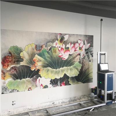 东莞墙体彩绘机智能4D高清广告立体喷绘机室内背景喷绘机打印机