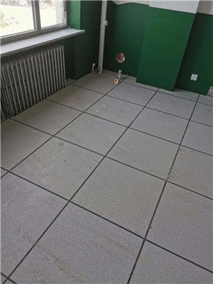 榆林PVC静电地板厂家 瓷砖面防静电地板加厚钢板安装价格