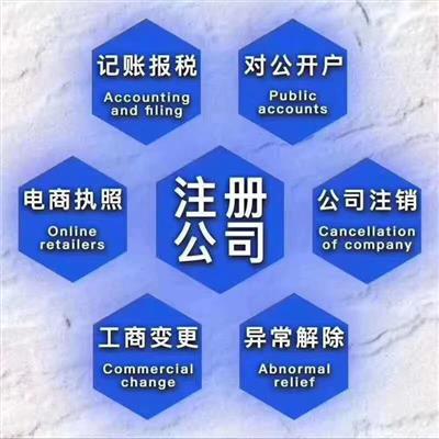 天津津南区公司注册 个体户公司注册 加急办理