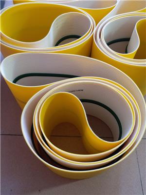 黄颜色输送带 黄颜色工业皮带