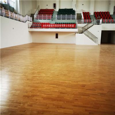 丽江坚固耐磨运动地板厂家室内篮球训练馆**地板进口枫木地板零售批发商