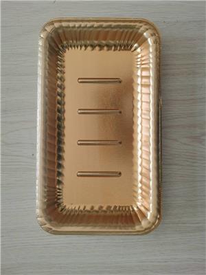 供应镀金银膜食品塑料包装托盘PSP发泡材质