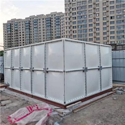 定制玻璃钢水箱 玻璃钢消防水箱 组合式生活保温水箱厂家