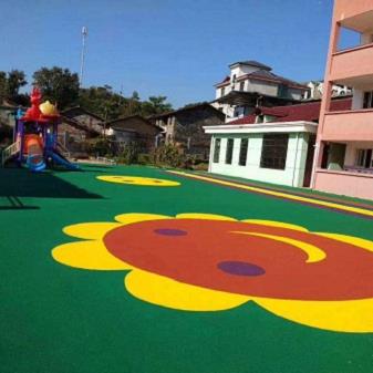 幼儿园塑胶地坪跑道 幼儿园跑道尺寸标准