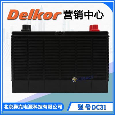 韩国DELKOR深循环电池DC31型号12V100Ah高尔夫球车用蓄电池