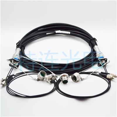 J599系列2芯光纤连接器组件 J599/26KB02B1N-J599/20KB02A1N金属外壳