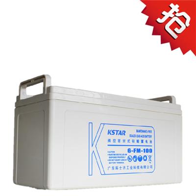 KSTAR科士达UPS不间断电源蓄电池6-FM-100铅酸免维护12V100AH电力
