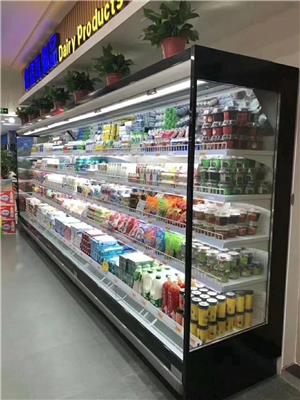 武汉超市饮品冷藏风幕柜定做厂家