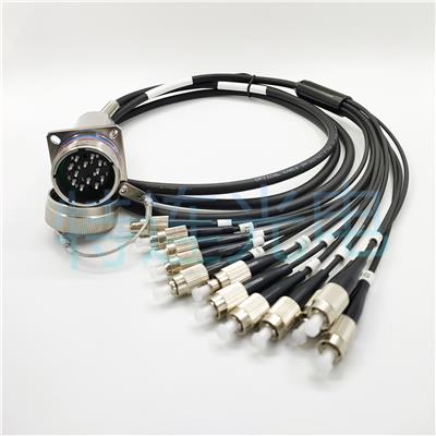 J599系列2芯光纤**转接线-金属材质-可定制