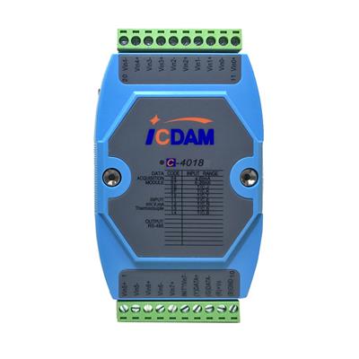 C-4018+数据采集器工业级8路热电偶输入模块温度信号采集模块批发