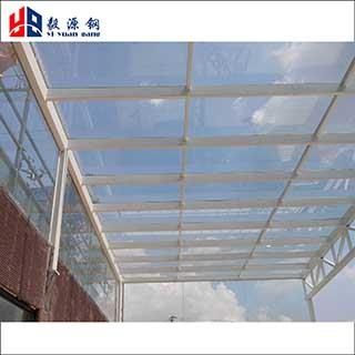 广州钢结构雨棚夹胶玻璃加工制作安装