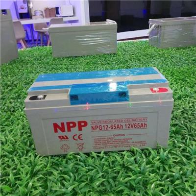 NPP耐普NPG12-65耐普12v65ah胶体免维护蓄电池销售