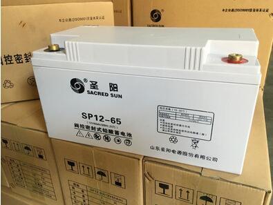 圣阳蓄电池 12V65AH 圣阳SP12-65 阀控式铅酸免维护 UPS电厂机房