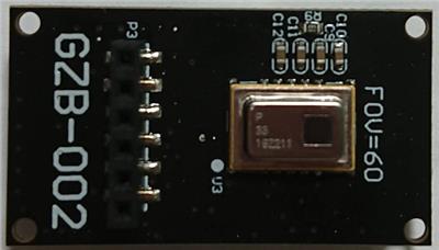 松下红外阵列传感器模块GZB-002，搭载AMG8833/53芯片