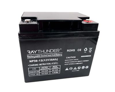 12V38AH铅酸电池 免维护UPS不间断电源 机柜电池 备用电池