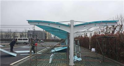 西安钢结构雨棚阳光板换板 坡道雨棚阳光板旧换新