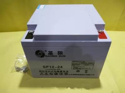 圣阳蓄电池12V24AH SP12-24 UPS 直流屏铅酸免维护蓄电池