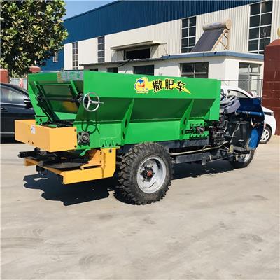 农家肥大棚施肥机 三轮自走式撒肥车