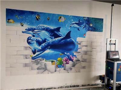 江榕彩业 3d墙面绘画机彩绘机 5D油画写真喷绘机美图机 厂家直销