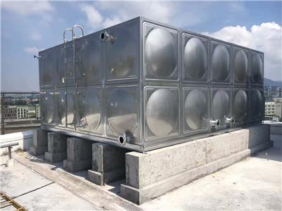 高明不锈钢消防水箱厂家直供 立式不锈钢保温水塔 异性组合式水箱定制
