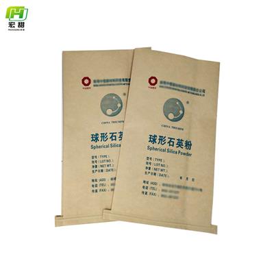 安徽宏甜供应25kg石英粉包装袋外涂膜包装袋