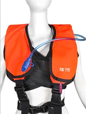 户外水域活动安全保防防溺水应急救援穿戴式装备充气救生背包