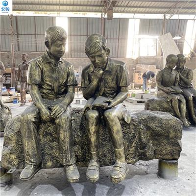 肇庆人物玻璃钢雕塑定制 铜雕雕塑