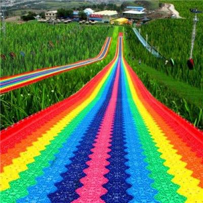 免费设计全程跟踪多彩彩虹滑道四季彩虹滑梯