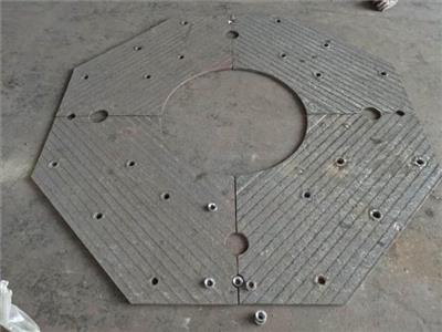 挡料圈碳化铬复合耐磨衬板厂家 双金属耐磨衬板