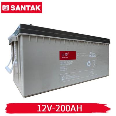 山特蓄电池C12-200山特12V200ah铅酸免维护蓄电池UPS电源**包邮