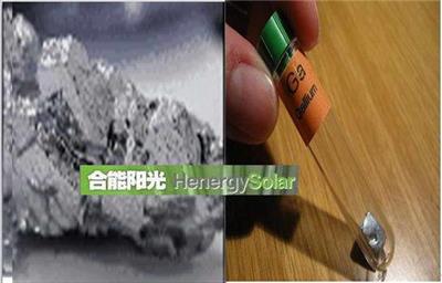 高纯镓掺杂剂用来拉制太阳电池单晶硅棒
