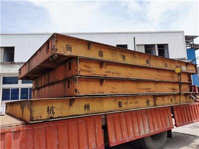 杭州余杭萧山当地100吨120吨槽钢二手地磅转让