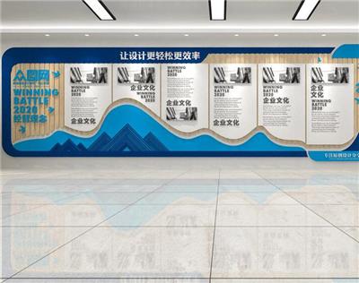 郑州惠济区装饰公司公司文化墙 员工风采文化墙 多年经验