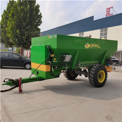固态肥料施肥机 大型牵引式撒肥车