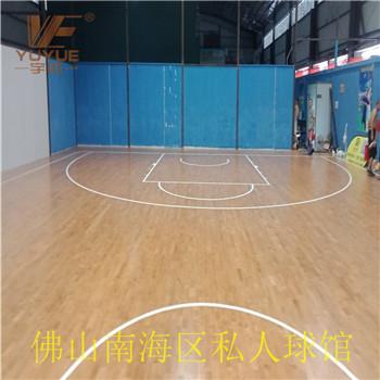 沧州宇跃运动木地板厂家木地板价格双龙骨结构木地板全国安装