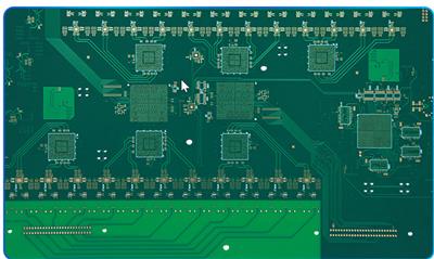 十层通信 PCB 板运用 5G 信号基站转换模块