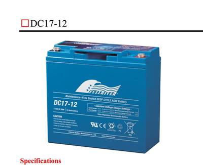 FULLRIVER蓄电池DC17-12 12V17AH性能稳定