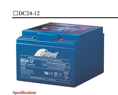 FULLRIVER蓄电池DC24-12 12V24AH使用温度范围宽