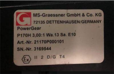 德国MS-Graessner减速箱