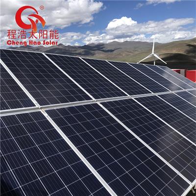 甘肃程浩供应：西藏洛隆44kw风光互补发电系统 太阳能离网电站