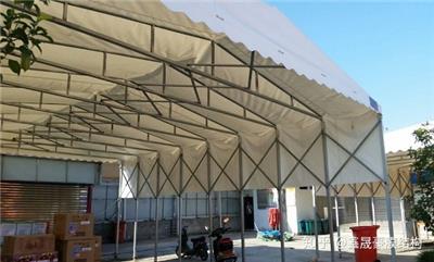 咸阳推拉雨棚活动式雨棚伸缩式雨棚价格 户外移动遮雨棚生产厂家