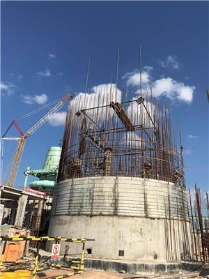 施工技术 80米混凝土烟囱新建 红砖烟囱新建
