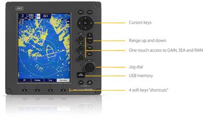 JRC原装JMA-3340-4/JMA-3336船用雷达