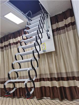 室内电动伸缩楼梯安装 欢迎来电咨询
